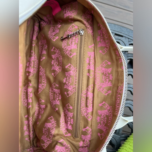 Juicy couture white leather shoulder bag - Picture 14 of 16